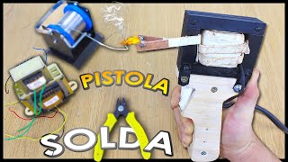 Como Fazer PISTOLA DE SOLDA CASEIRA ( mais fácil e poderosa impossível )