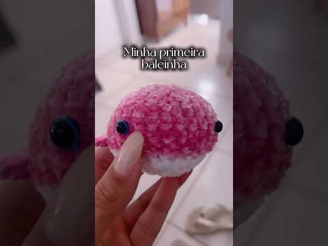 Primeiro amigurumi ninguém esquece! 🐳 #crochet #amigurumi