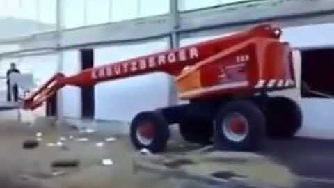 Operator Ejected From Boom Lift