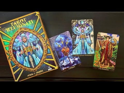 Обзор колоды «Tarot Illuminati»🩵 французское   издание с золотым срезом🩵  «Таро Иллюминатов».