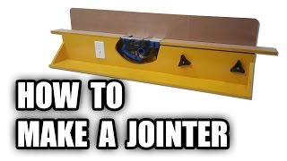 I bought this power planer for under 50 bucks new and decided to take some scrap MDF and make myself a jointer. It has a fully 