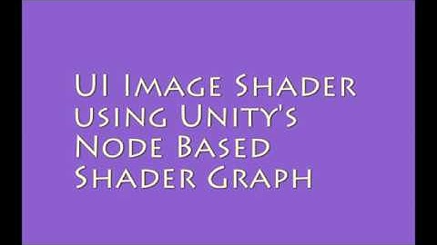 UI Image Shader Unity