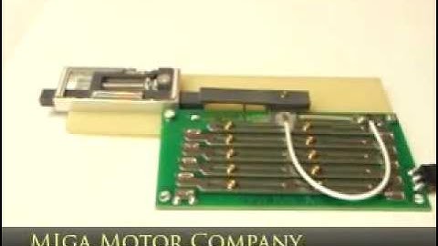 MigaOne SMA Actuator Moving a Binary Latch - Miga Motor Company