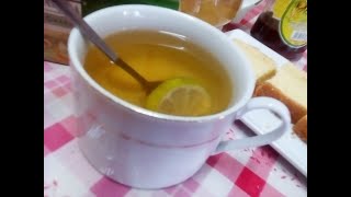 Diet GreenTea/ginger/lime/honey without sugar (best ever to loosen your belly fat)