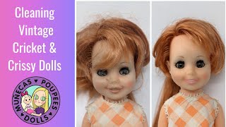 Cleaning & Rehabbing Vintage Ideal Cricket & Crissy Dolls