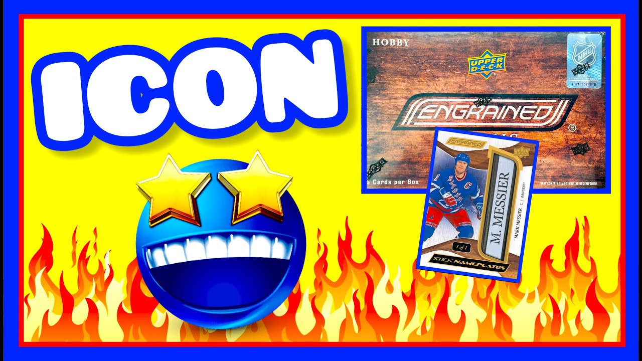 ЗНАКОВЫЙ! Распаковка коллекционного хоккейного бокса Upper Deck Engrained Icons сезона 2024-25 (2...