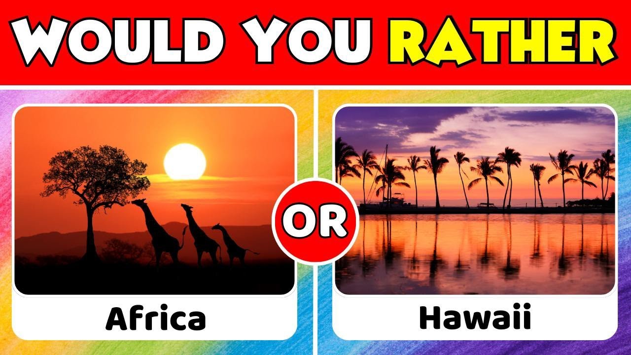 Would You Rather : Travel Edition ✈️ - Hardest Choices Ever! ❌