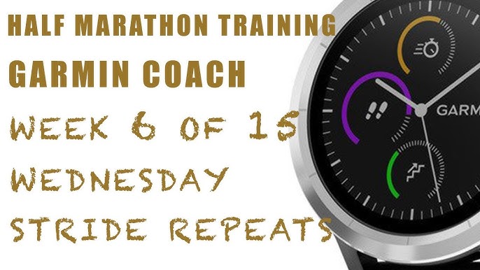 Half Marathon Training with Garmin Coach | Week 5 | Speed Repeats - YouTube