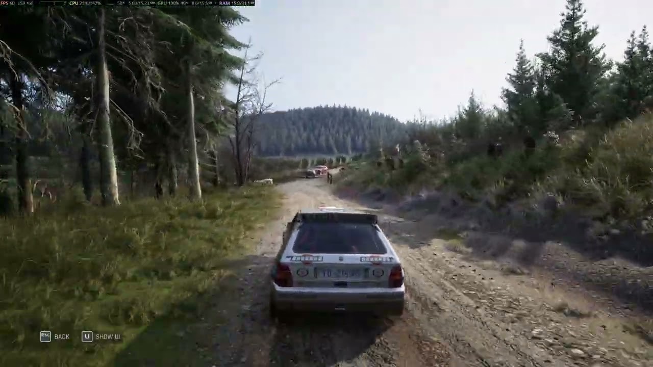 Getting more confident with controller (Assetto corsa Rally)