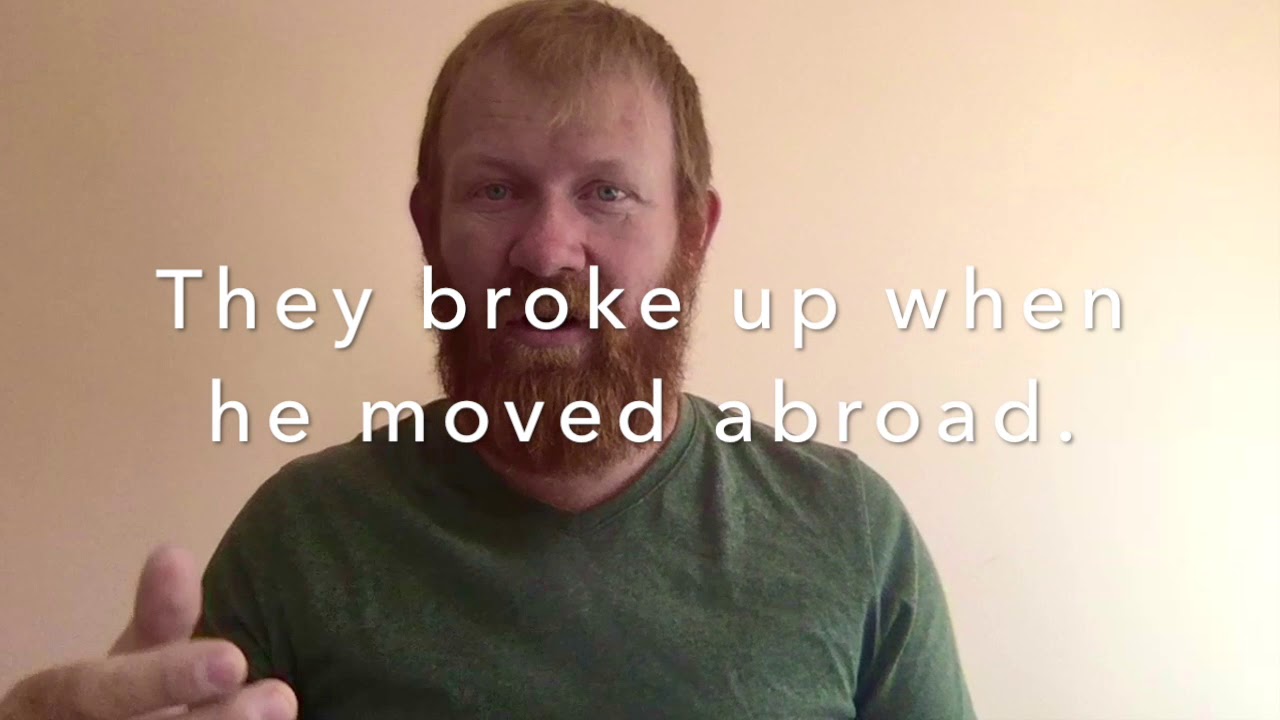 Phrasal verbs en inglés: go out, break up, break down