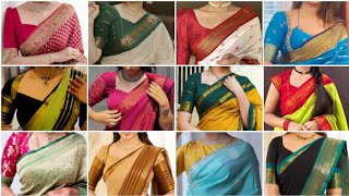 Silk Saree Blouse Designssilk Saree Front Side Blouse Designsfront Neck Designsblouse Front Neck