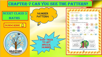 Chapter 7 Can You See the Pattern| Class 5 Maths | NUMBER PATTERNS | SPECIAL NUMBERS | SPECIAL WORDS