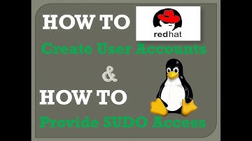 Creating User Account And Providing Admin Sudo rights