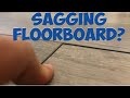 Sagging Floorboard Repair | No Damage To Floorboards