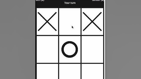 Android Tic Tac Toe game (MultiPlayer)