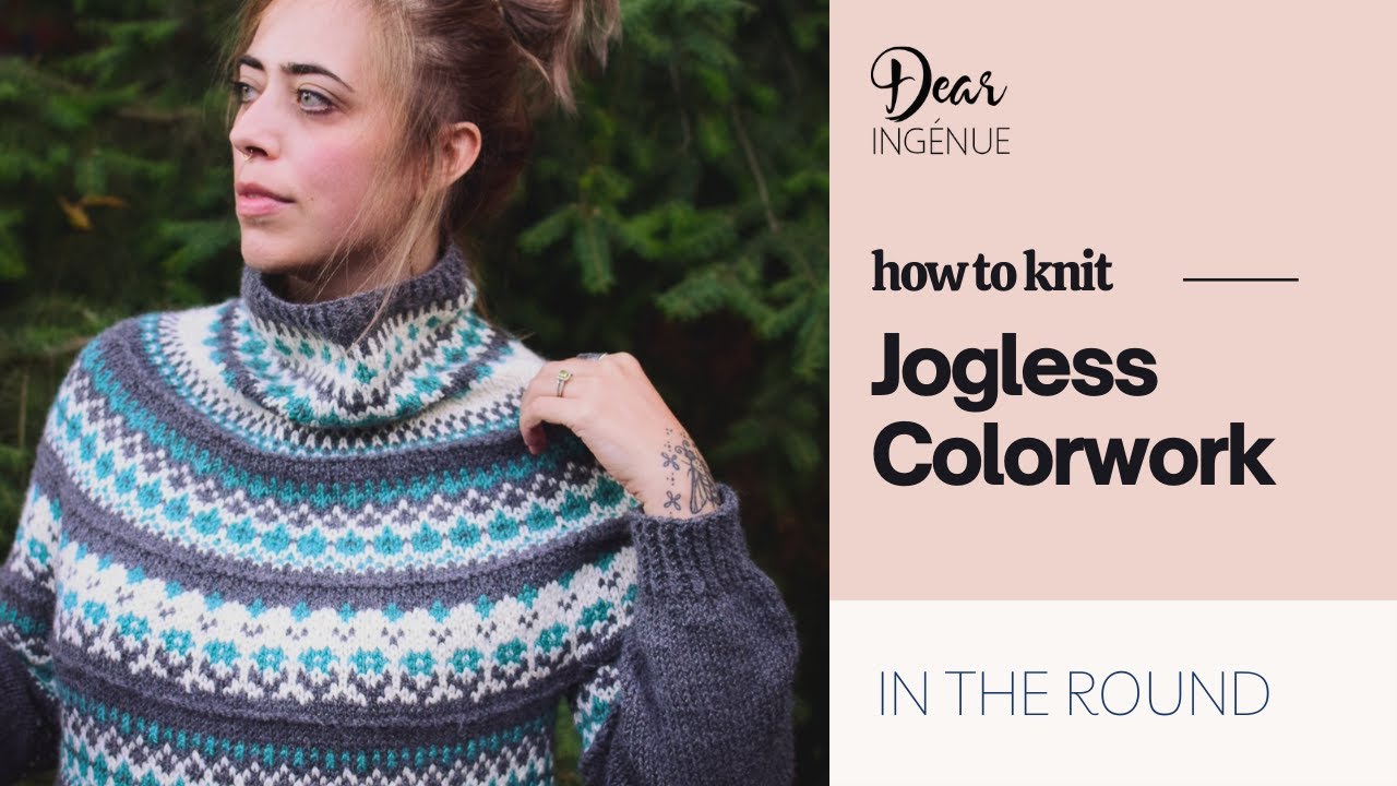 How to Knit Jogless Colorwork | In the Round