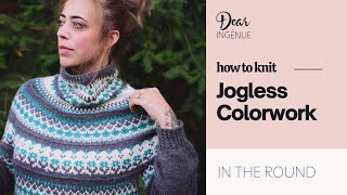 How to Knit Jogless Colorwork | In the Round