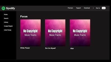 Spotify Home page using Html and Css |U We Coding