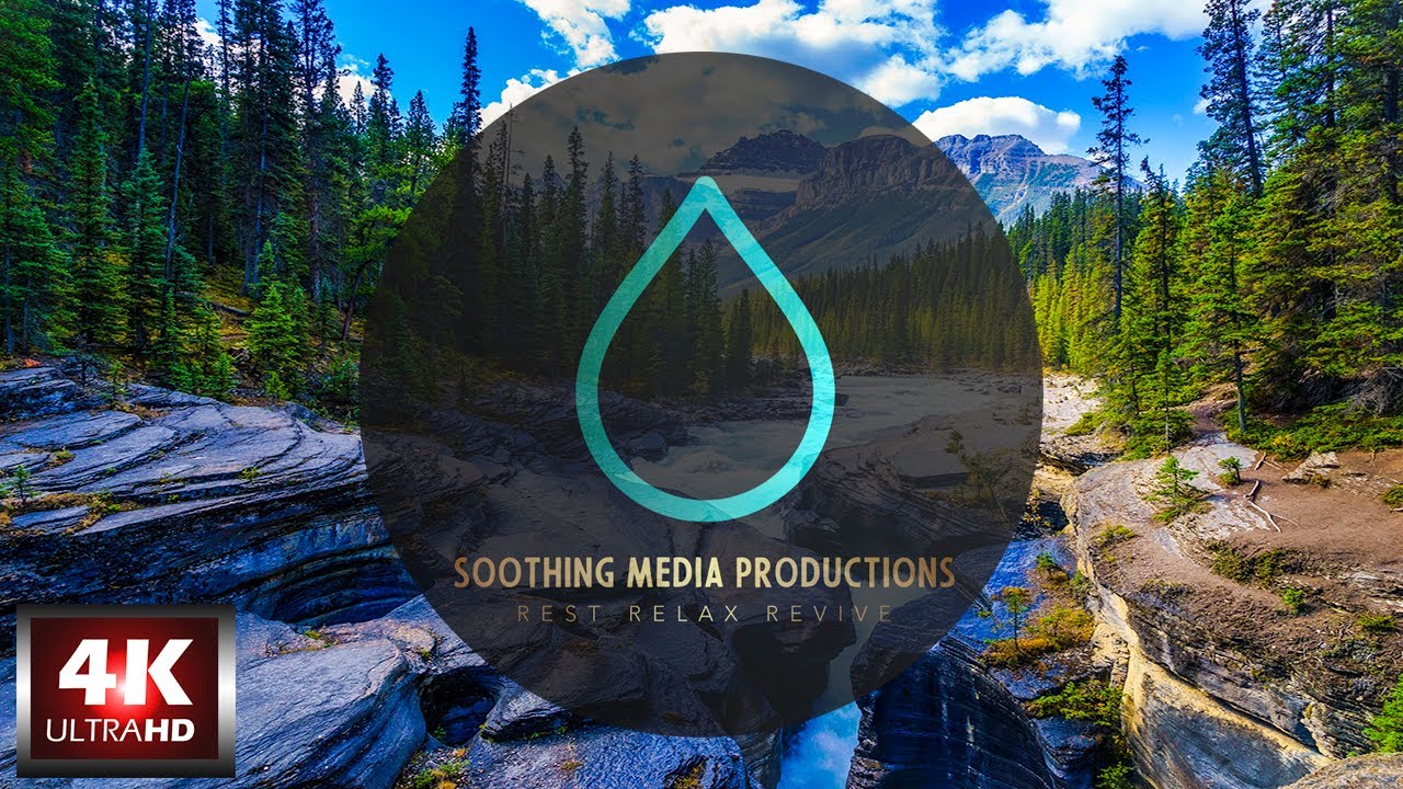 4K | Relaxing Turquoise Stream | Ambiance for Sleep, Meditation, Relaxation, Yoga, & Stress Relief🏔