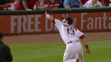 DET@STL: Carpenter runs down a popup in foul ground