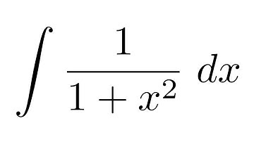Integral of 1/(1+x^2) (substitution)
