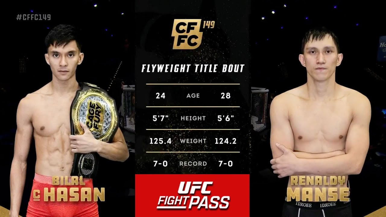 CFFC 149: Bilal Hasan vs Renaldy Manse | December 20, 2025