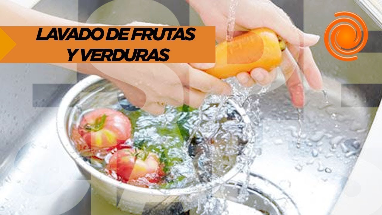 Lavar la fruta y la verdura ¿Cómo hacerlo?