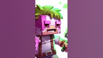 The zombie pigman digital remake #minecraft #digitalart