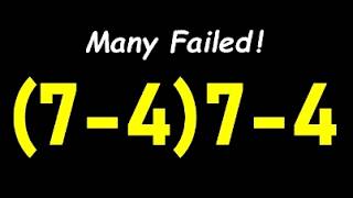 Can You Solve This Simple Math Problem?