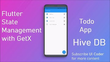 Build a Todo App in Flutter with Hive - Part 2: Efficient Data Storage Made Easy!