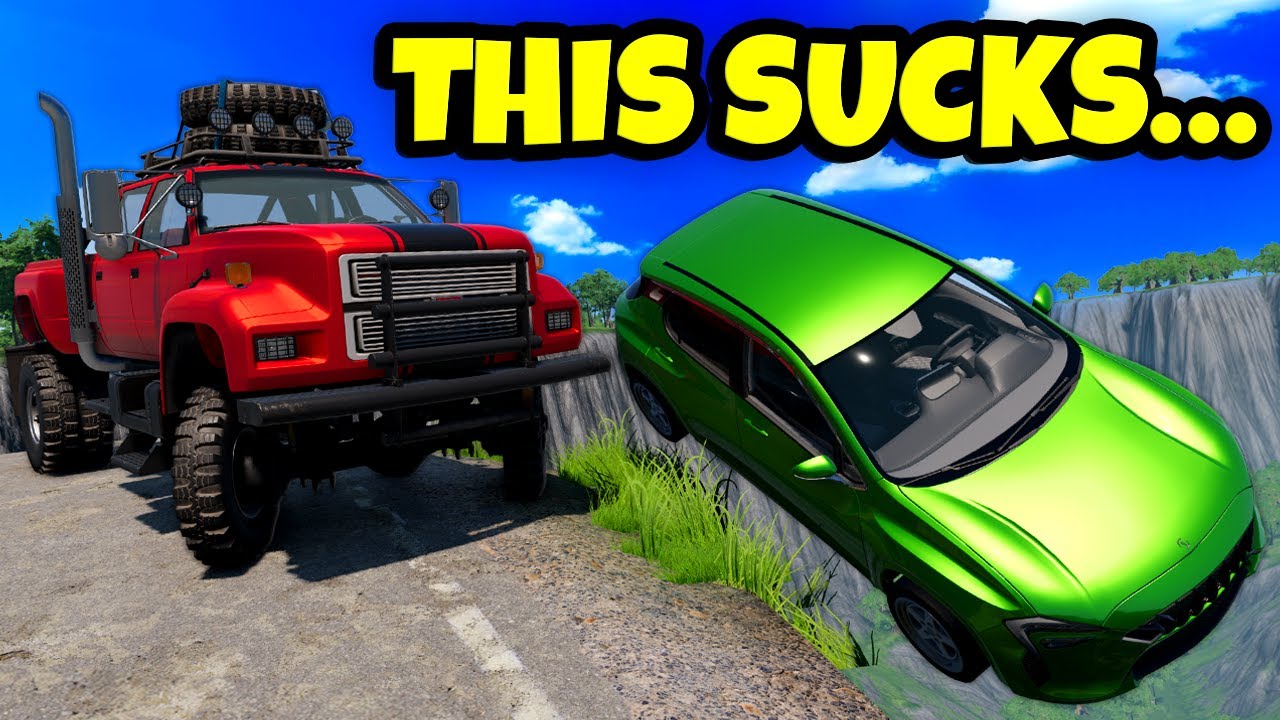 We Tested the WORST Cars on a Near-Impossible Road in BeamNG Drive!