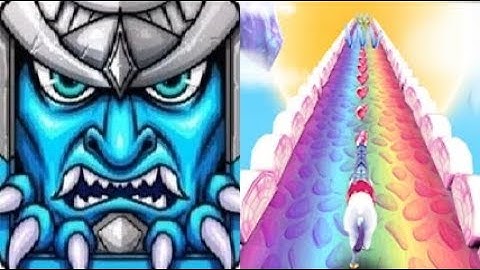 Endless Run Lost Temple vs My Little Unicorn Runner 3D 2
