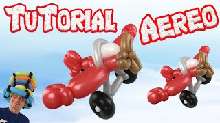 modeling balloons tutorial 52 - Aircraft - balloon twisting