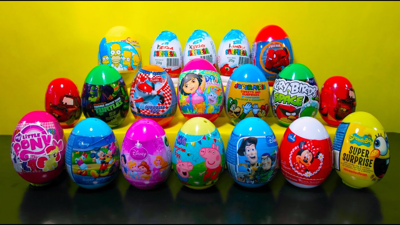 Egg Surprise Disney collector coloring easter eggs big video