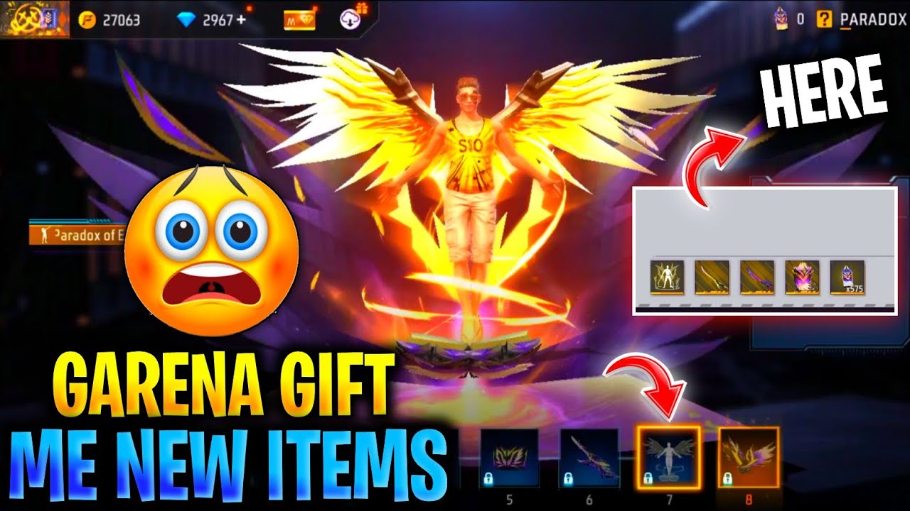 Garena Sent Me New Hyper Book 🤑 | New Paradox Item In Mail Box 😨