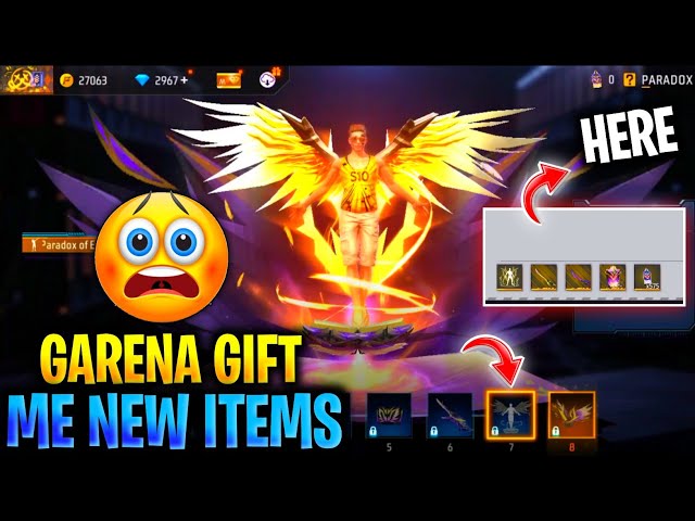 Garena Sent Me New Hyper Book 🤑 | New Paradox Event Items In Mail Box 😨 class=