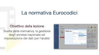 EdiLus Tutorial – Eurocode standards – ACCA software