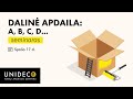 UNIDECO seminaras - Dalinė apdaila A, B, C, D...