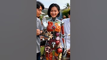 Monkey Gland Sauce Dispenser Robot, in Service #futuristic #robot #technology #humanoid #AI