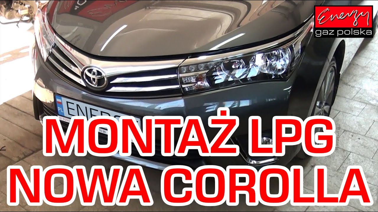 Montaż LPG Toyota Corolla z 1.6 132KM 2015r w Energy Gaz