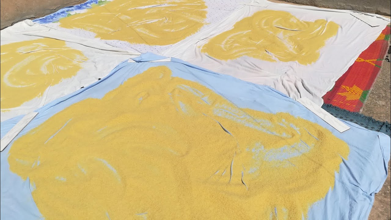 طريقة تحضير كسكسي العولة او كسكسي الدار🌼couscous fait maison