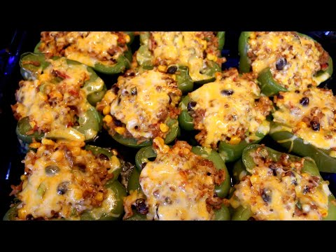 Healthy Turkey Stuffed Peppers