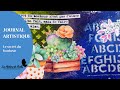 Journal artistique Art journal Mixed media "Le Secret du Bonheur"