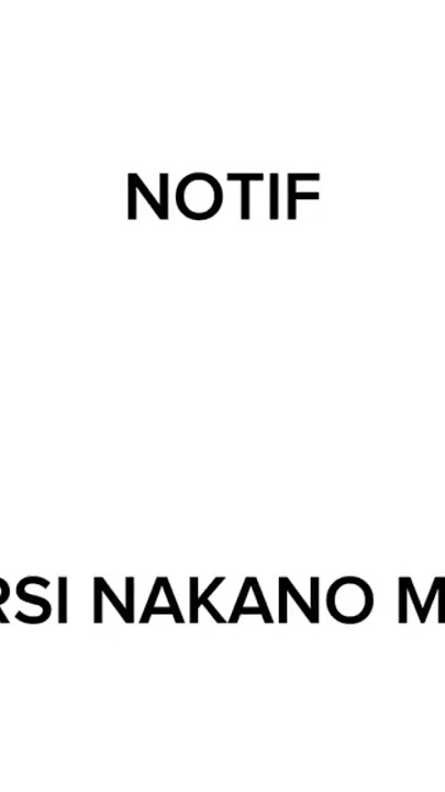 #notification #nakano miku#anime #fypシ゚viral #fyp