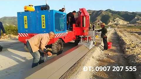 máy lát betong vỉa hè H2000 | Bó vỉa / Concrete Paver Machine Curb