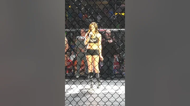 Rachel Wortham singing the National Anthem