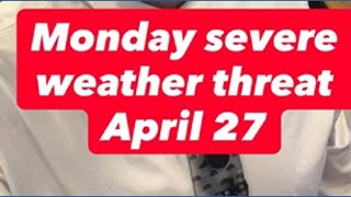 Monday's Weather Impact Alert