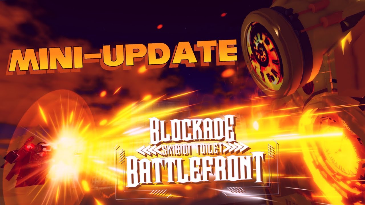 TITAN CLOCK MAN INFECTADO || MINI UPDATE || SKIBIDI TOILET BLOCKADE BATTLEFRONT || ROBLOX