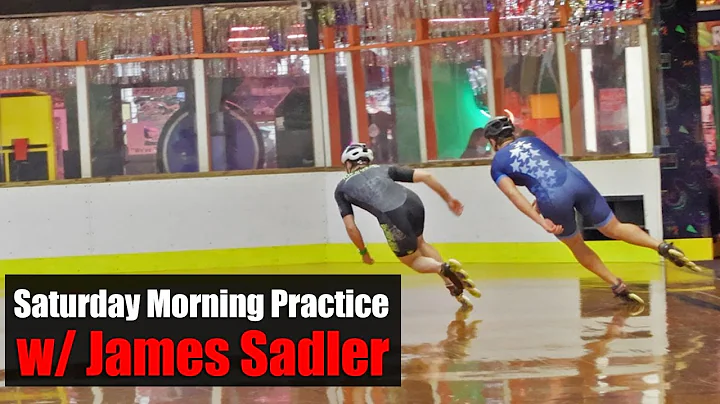 Professional Inline Speed Skater James Sadler Satu...