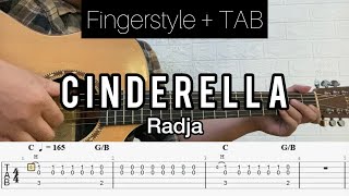 Radja - Cinderella | Fingerstyle Guitar (TABLATURE   CHORD)